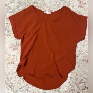 Boutique Vine & Love Rust Blouse